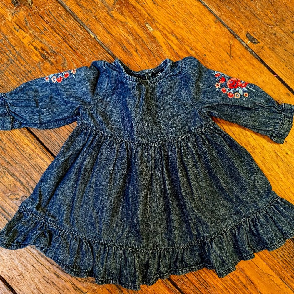 GAP Demin Embroidered dress